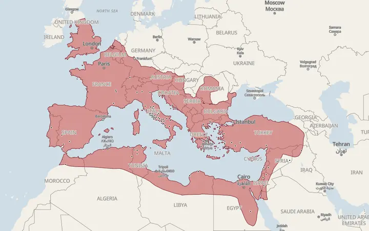 A preview of the Roman Empire Map